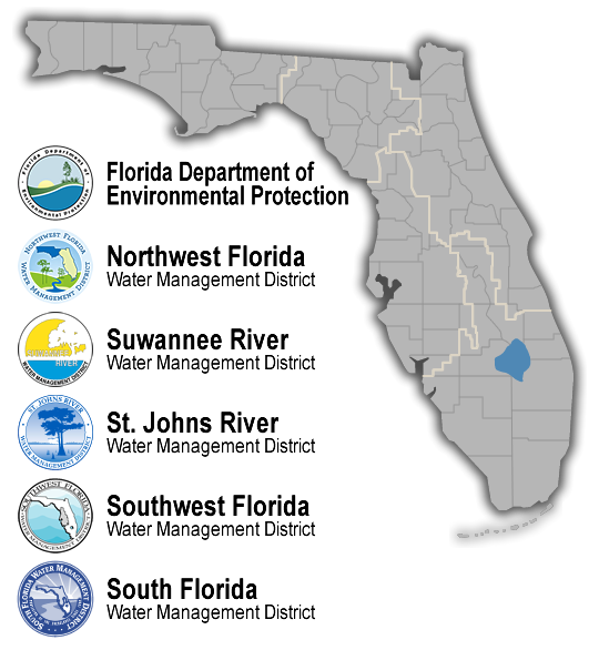 map of florida water management districts Florida S Water Permitting Portal map of florida water management districts